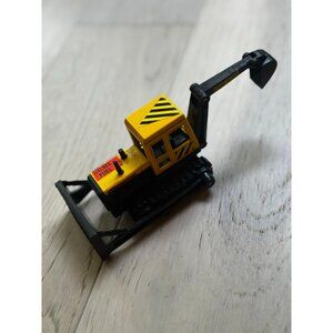 Vintage 1986 Remco Toys Diecast Excavator Construction Vehicle digger Bulldozer
